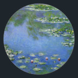Kunstenaar Claude Monet Stickers<br><div class="desc">Fine art impressionistische schilder Claude Monet stickers om mee te gaan met uw kaarten of uitnodigingen. Volledig aanpasbaar en klaar om te gaan! Voeg een naam toe voor bookplates!</div>