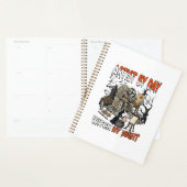 Kunstenaar Dag Heks Nacht Halloween Skelet Schilde Planner (Display)