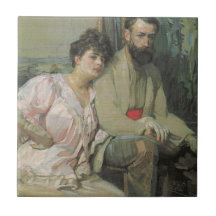 Kunstenaar en vrouw (door Frantisek Kupka)
