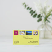 Kunstenaar, fotograaf, zazzler visitekaartje (Staand voorkant)