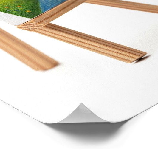 Kunstenaar Frog Graphic Poster (Hoek)