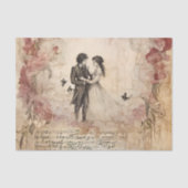 Kunstenaar hand getrokken rustieke achtergrond dat tissuepapier (Voorkant)