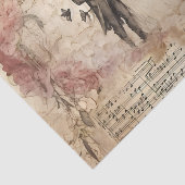 Kunstenaar hand getrokken rustieke achtergrond dat tissuepapier (Detail)