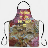 Kunstenaar in de keuken schort (Voorkant)