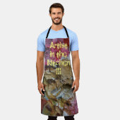Kunstenaar in de keuken schort (Gedragen)