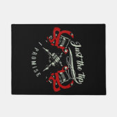 Kunstenaar in het tattoo alleen maar de tip-cadeau deurmat (Voorkant)