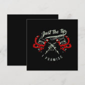 Kunstenaar in het tattoo alleen maar de tip-cadeau feestdagenkaart (Voorkant / Achterkant)