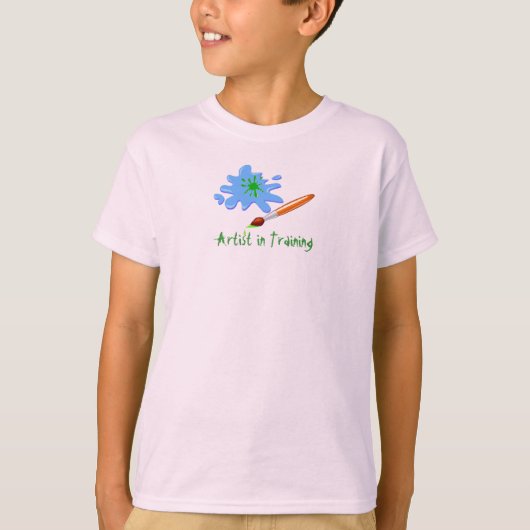 Kunstenaar in opleiding t-shirt (Voorkant)