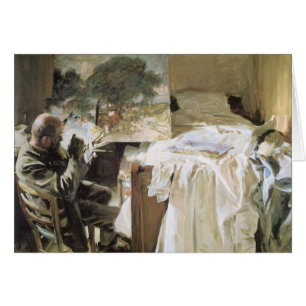 Kunstenaar in Zijn Studio door John Singer Sargent