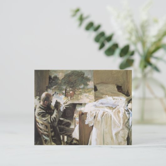 Kunstenaar in Zijn Studio door John Singer Sargent (Staand voorkant)