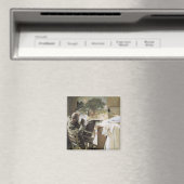 Kunstenaar in Zijn Studio door John Singer Sargent Magneet (Insitu (Vaatwasser))