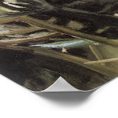 Kunstenaar in Zijn Studio door John Singer Sargent Poster (Hoek)