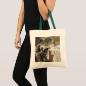 Kunstenaar in Zijn Studio door John Singer Sargent Tote Bag (Voorkant (product))