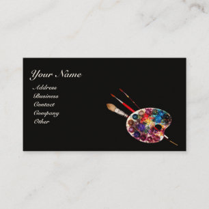 KUNSTENAAR KLEUR PALET / Schilder, Fine Art Materi Visitekaartje