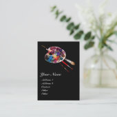 KUNSTENAAR KLEUR PALET / Schilder, Fine Art Materi Visitekaartje (Staand voorkant)