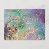 KUNSTENAAR KONIJN MET PALET SCHILDEREN PAASEIEREN FEESTDAGENKAART (Achterkant)