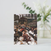 Kunstenaar Ladies Fine Art Briefkaart (Staand voorkant)