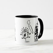 KUNSTENAAR MAAKT FOUT door Jeff Willis Art Mok (Voorkant rechts)