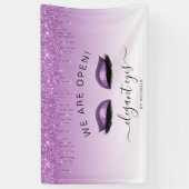 Kunstenaar maken we zijn open glitterriem-ogen Paa Spandoek (Verticaal)