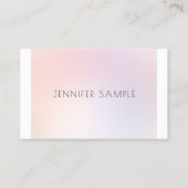 Kunstenaar met elegant design, modern, luxe visitekaartje (Voorkant)