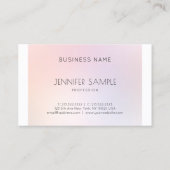 Kunstenaar met elegant design, modern, luxe visitekaartje (Achterkant)