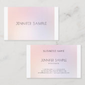 Kunstenaar met elegant design, modern, luxe visitekaartje (Voorkant / Achterkant)