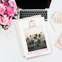 Kunstenaar Monogram Foto Afstudeerannonce