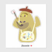 Kunstenaar Monster Fun Character Cartoon Art Desig Sticker (Vel)