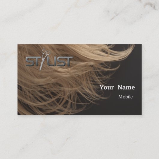 Kunstenaar omhoog maken - Haarlijst Visitekaartje (Voorkant)