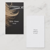 Kunstenaar omhoog maken - Haarlijst Visitekaartje (Voorkant / Achterkant)