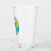 Kunstenaar ontwerper creatieve Schilder de wereld Glas (Links)