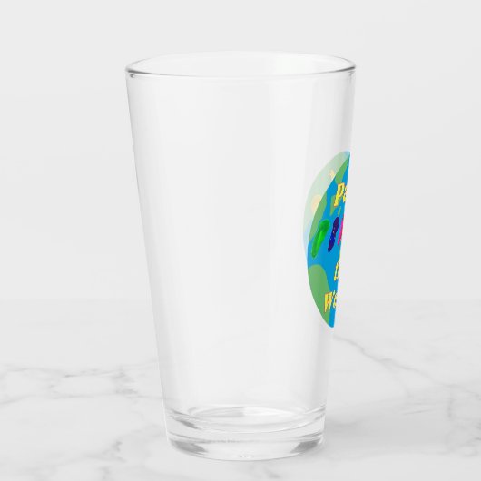 Kunstenaar ontwerper creatieve Schilder de wereld  Glas (Rechts)