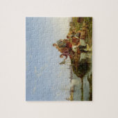 Kunstenaar op zijn Easel en Shipping na 1894 (olie Legpuzzel (Verticaal)