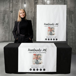 Kunstenaar Pop-Up Shop Tafelkleed Bord Teken Foto Wandkleed