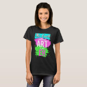 Kunstenaar Professionele Schilder Aarde Zonder Le T-shirt (Voorkant volledig)