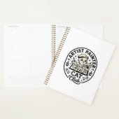 Kunstenaar Schilder Kat Grappige Kat Grafisch - Ku Planner (Display)