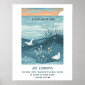 Kunstenaar schilder Kunst Tentoonstelling Promotio Poster (Voorkant)