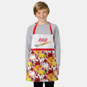 Kunstenaar / Schilder voor Kinderen All Over Print Schort (Gedragen)