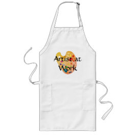 Kunstenaar Schilderende Schilders Ambachten Koken Lang Schort