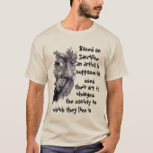 kunstenaar t-shirt (Voorkant)