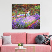 Kunstenaar Tuin Monet Fine Art Canvas Afdruk (Insitu (Woonkamer))