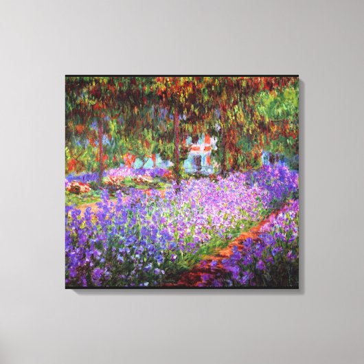 Kunstenaar Tuin Monet Fine Art Canvas Afdruk (Voorkant)