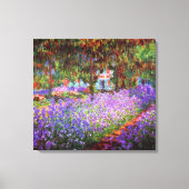 Kunstenaar Tuin Monet Fine Art Canvas Afdruk (Voorkant)