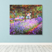 Kunstenaar Tuin Monet Fine Art Canvas Afdruk (Insitu (Houten vloer))