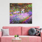 Kunstenaar Tuin Monet Fine Art Canvas Afdruk (Insitu (Woonkamer))