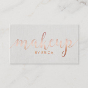 Kunstenaar van de make-up nam het Gouden Elegante Visitekaartje