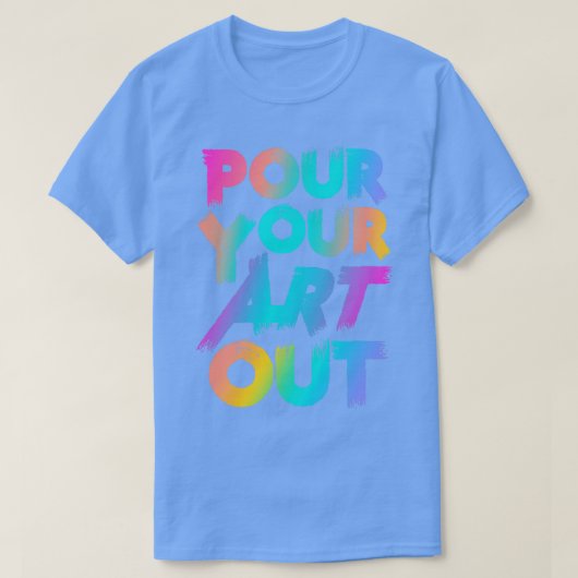 Kunstenaar voor mannen jongens meisjes t-shirt (Design voorkant)