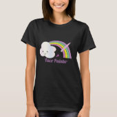 Kunstenaar voor regenboog en penseelwerij t-shirt (Voorkant)