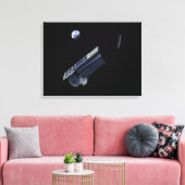 Kunstenaars bedenken Spitzer Canvas Afdruk (Insitu (Woonkamer))