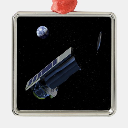 Kunstenaars bedenken Spitzer Metalen Ornament (Voorkant)